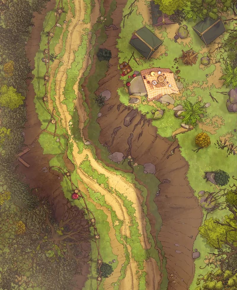 Forest Pass map, Grasslands Day variant thumbnail