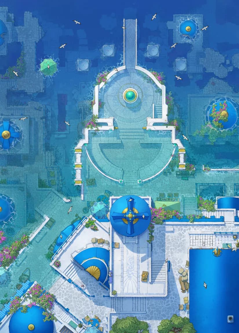 Shimmering Port map, Flood Stage 03 variant thumbnail