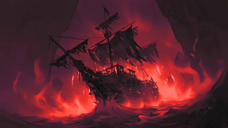 Haunted Ghost Ship map, Red Sun variant thumbnail