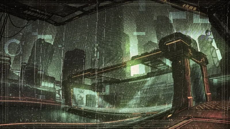Cyberpunk Bridge map, Security Camera variant thumbnail