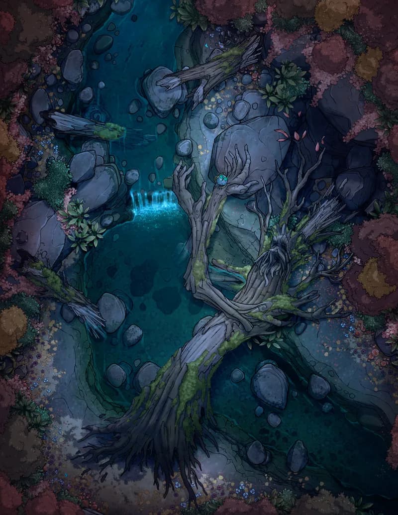 Treant Falls map, Original Night variant thumbnail