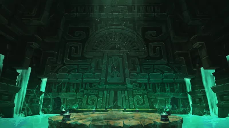Temple of the Couatl Boss Room map, Magic Ring variant thumbnail