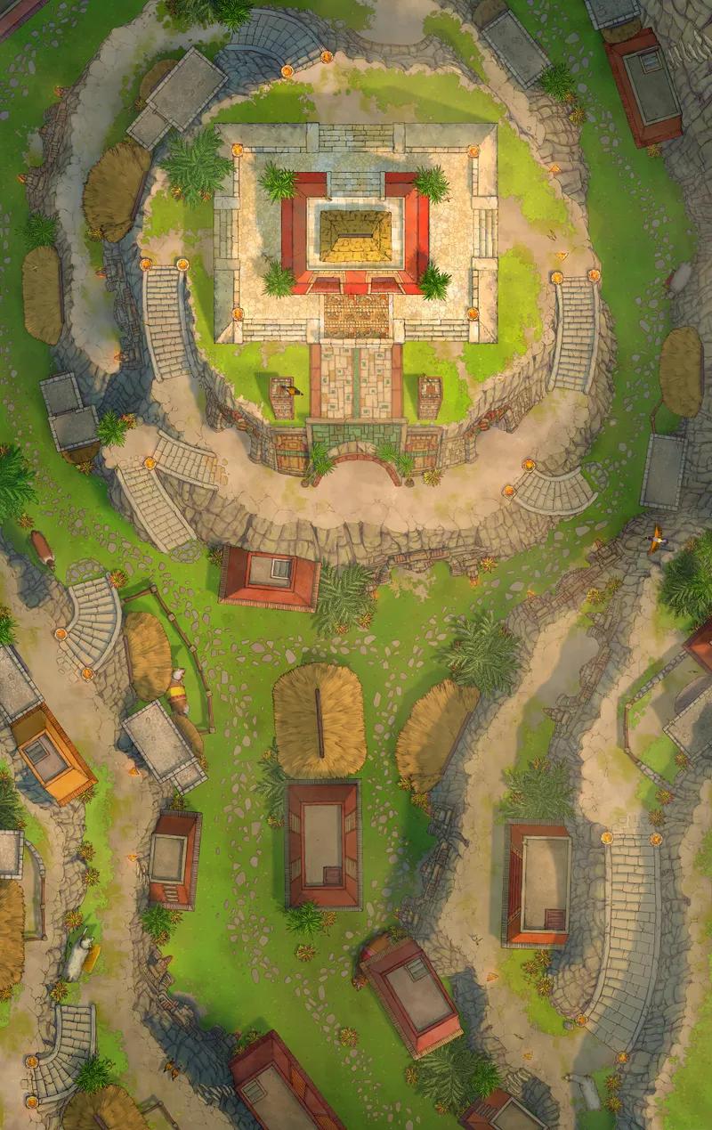 Royal Mine Town map, Village Day variant thumbnail