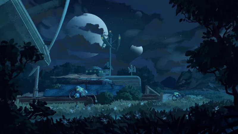 Solarpunk Tea Farm map, Original Night variant thumbnail