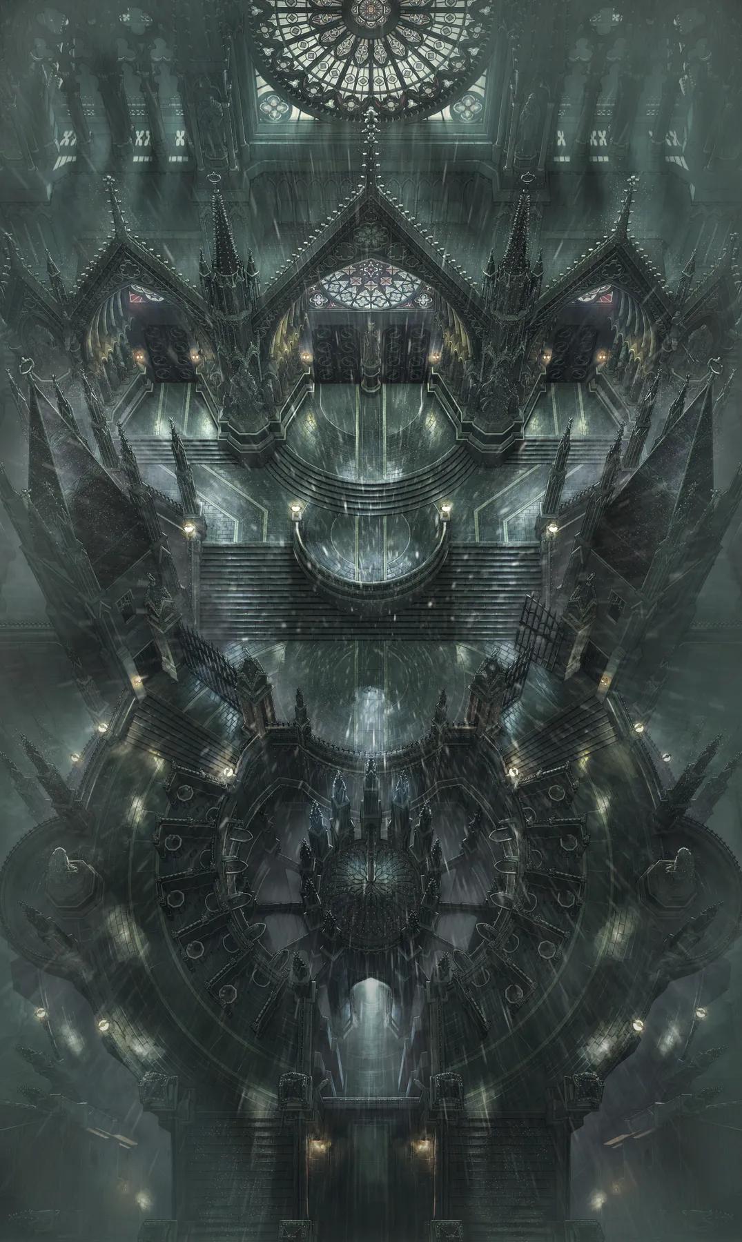 Cathedral of the Eight Exterior map, Rain variant thumbnail