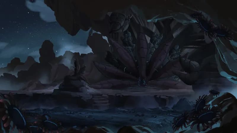 Alien Hive Entrance map, Dark variant thumbnail