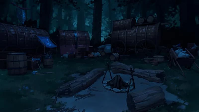 Caravan Camp map, Dark variant thumbnail