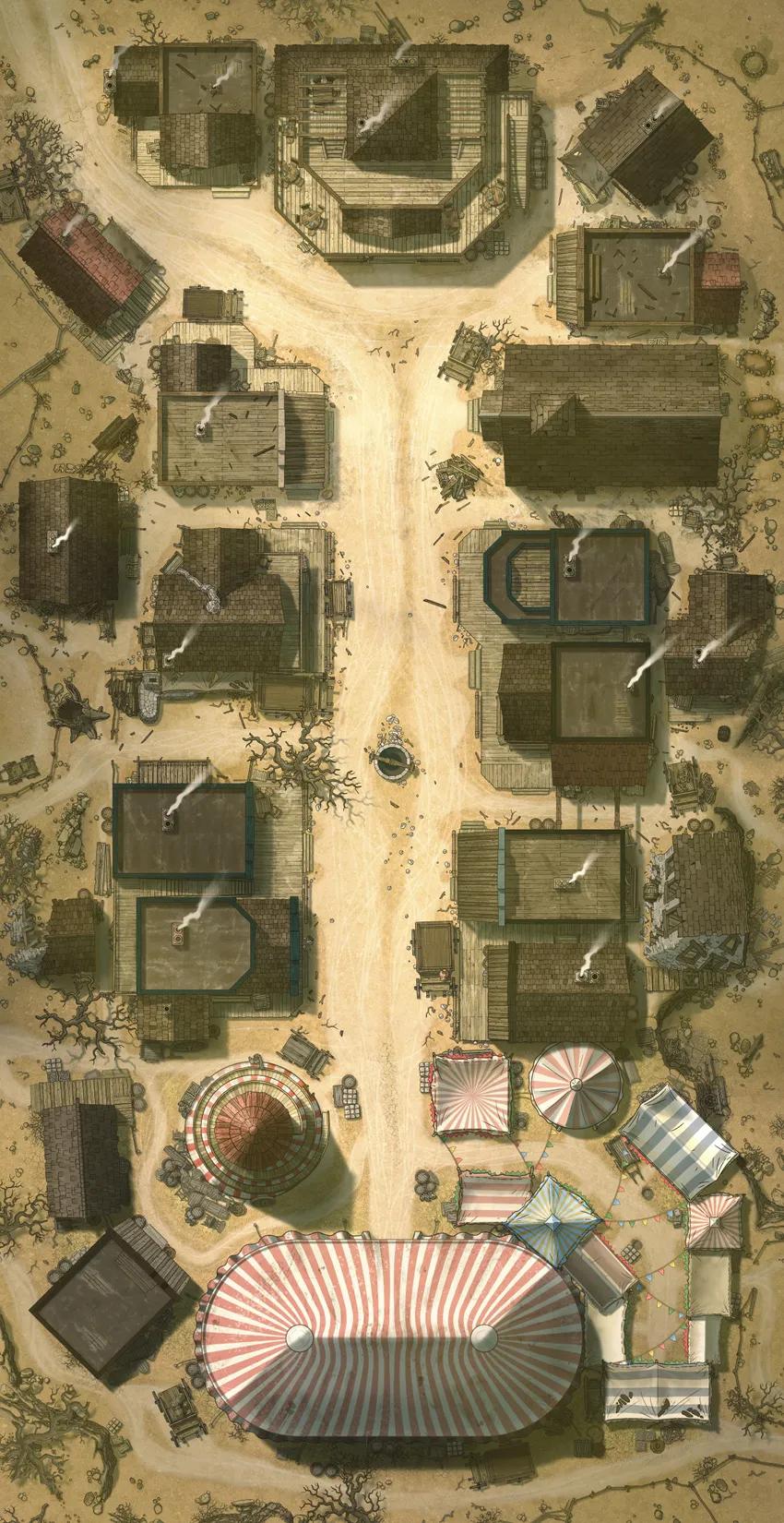 Brimspur map, Desert Day variant thumbnail