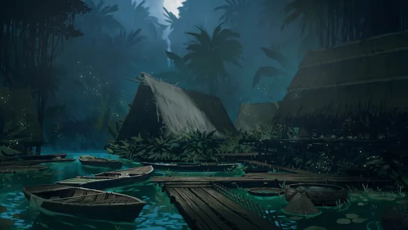 Jungle Village map, Original Night variant thumbnail