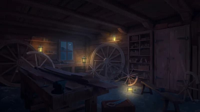 Village Wainwright Shop map, Lanterns variant thumbnail