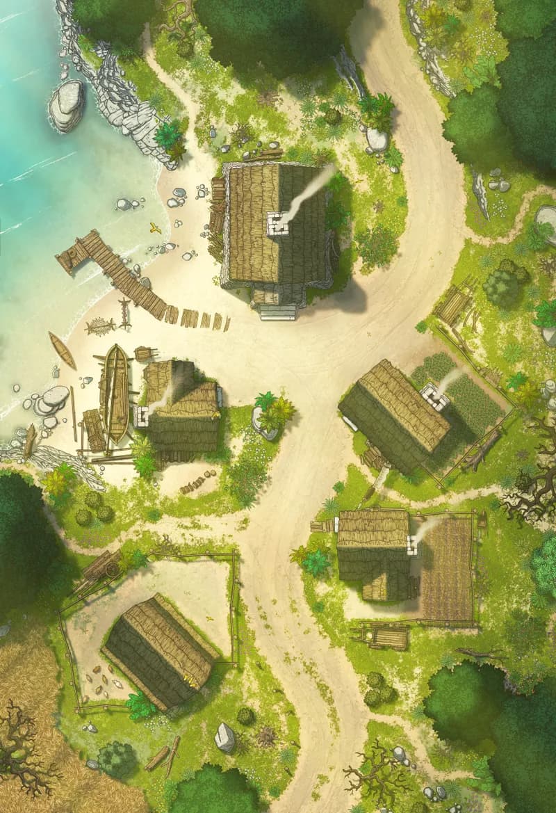 Hauthell map, 01 Tropical Day variant thumbnail