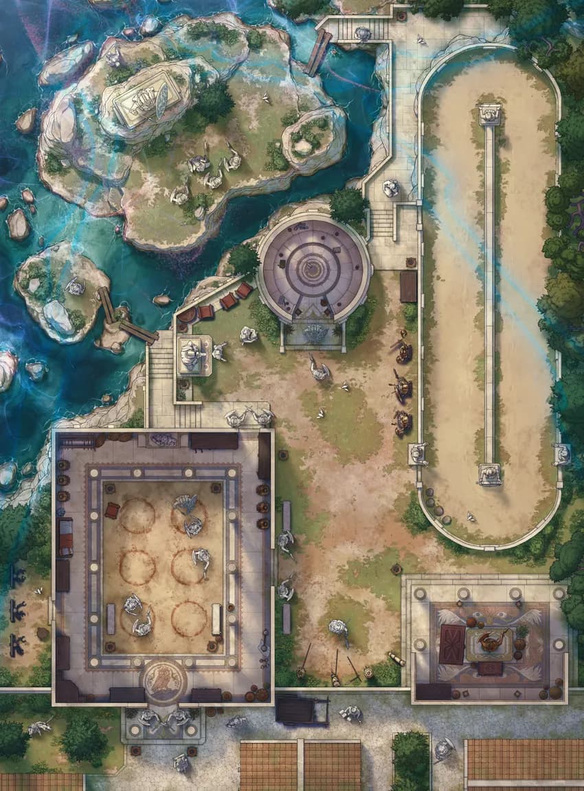 Training Grounds map, Medusas Wake variant thumbnail