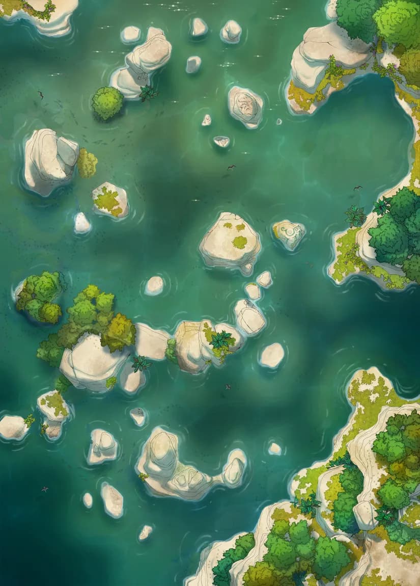 Tidal River map, Water Level 02 Day variant thumbnail