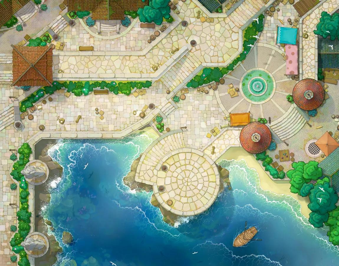 Port Bastion map, No Cannons Day variant thumbnail