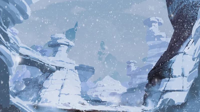 Alien Canyon Burrows map, Winter variant thumbnail