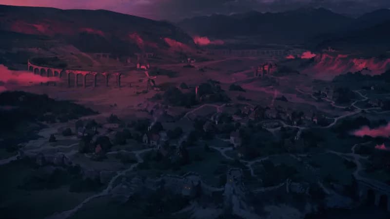 Starter Village map, Dusk variant thumbnail