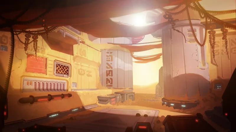 Desert City Gates map, Open Desert variant thumbnail