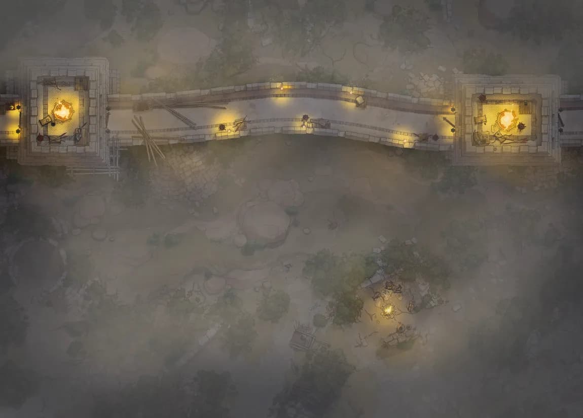 Great Wall map, Fog variant thumbnail