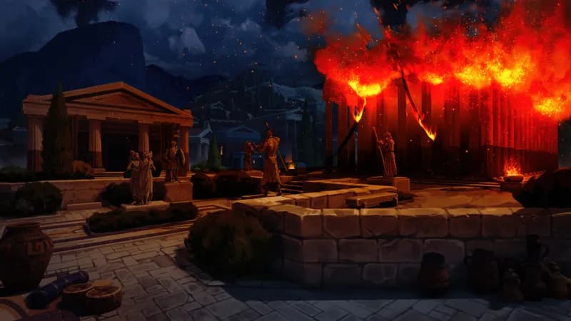 Ancient City Plaza map, Fire variant thumbnail