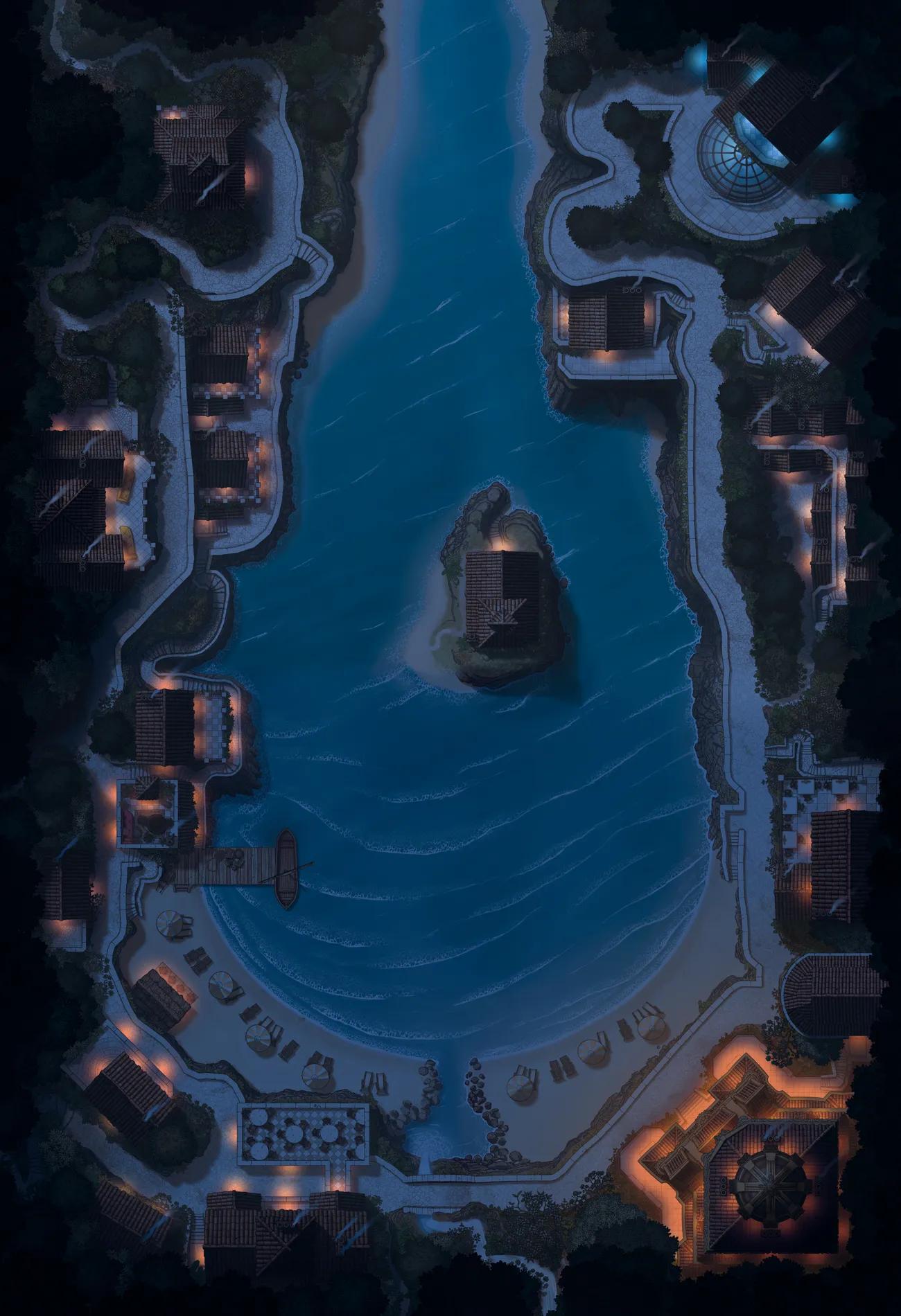 Ruvatello map, Original Night Lights variant thumbnail