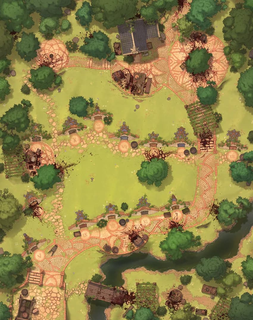 Verem Cellars map, Massacre variant thumbnail
