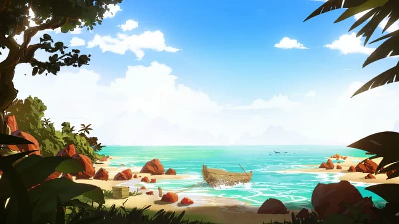 Beachside Cliff map, Beach variant thumbnail