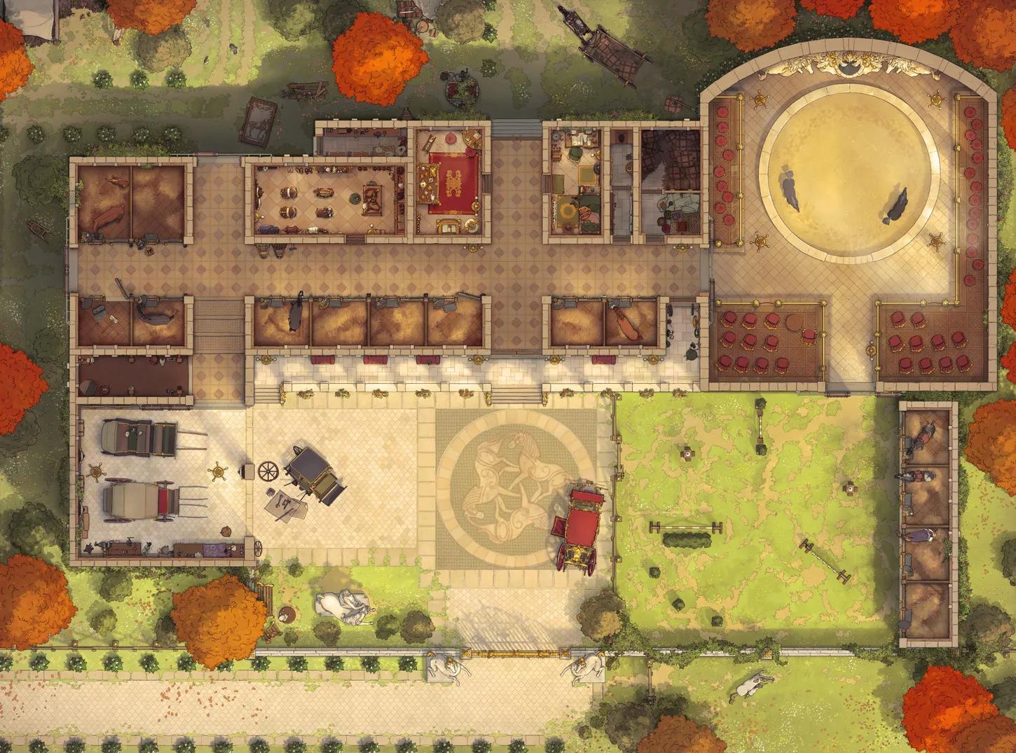 Royal Stables map, Autumn variant thumbnail