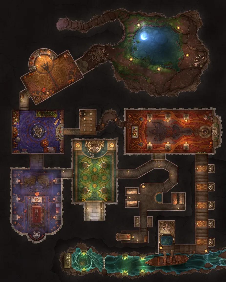 Archon's Catacombs map, Original Night variant thumbnail
