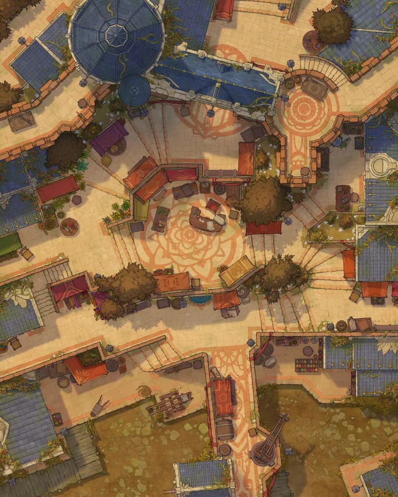 Marketplace Bridge map, Drought variant thumbnail