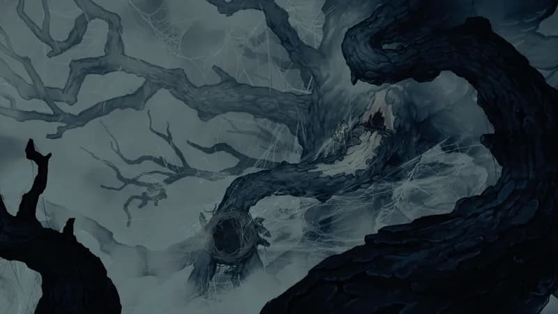 Yggdrasil Branch Overlook map, Haunted Spiders variant thumbnail
