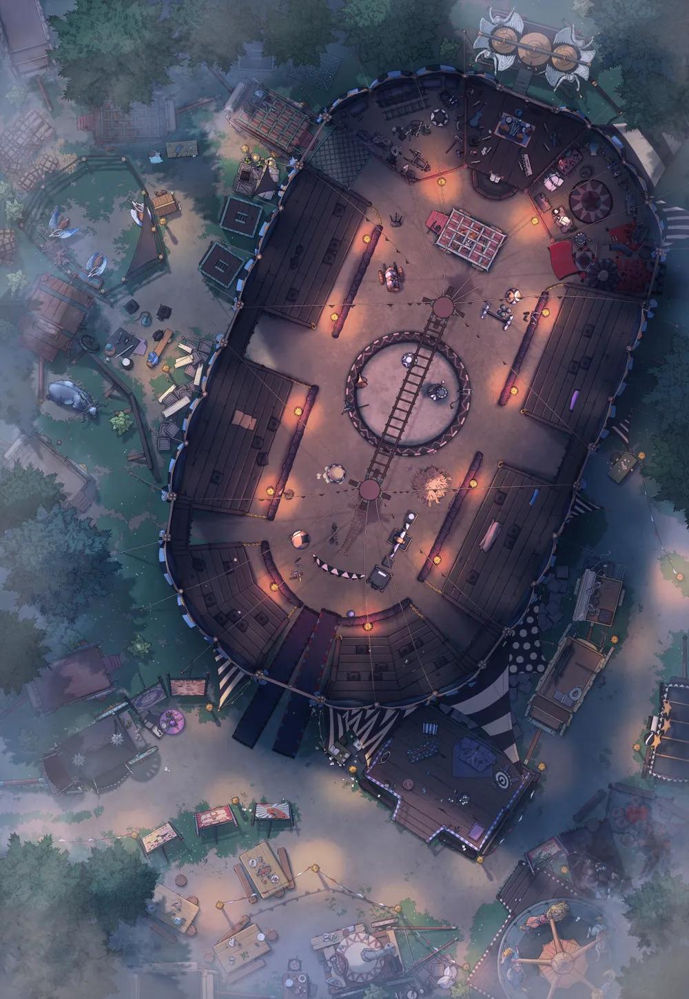 Travelling Circus map, Spooky variant thumbnail