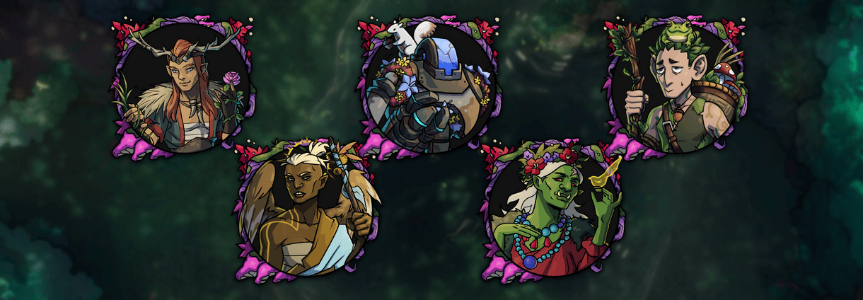 Overgrown Magic Forest Tokens