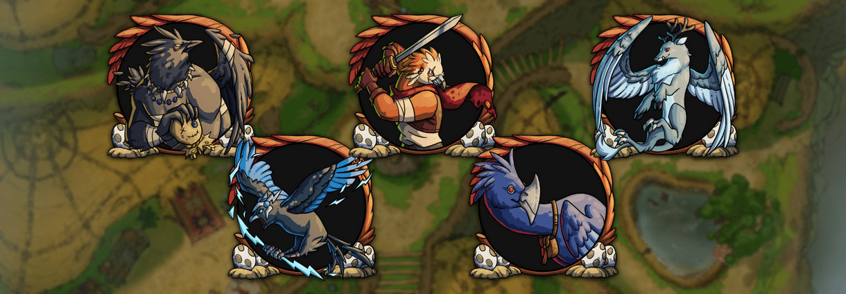 Birdfolk Village Tokens