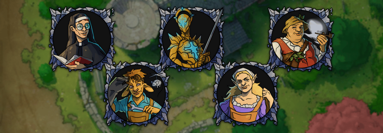 Peaceful Village Church Tokens