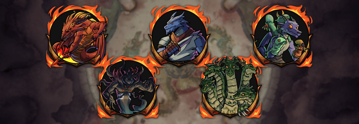 Ancient Hydra Lair Tokens