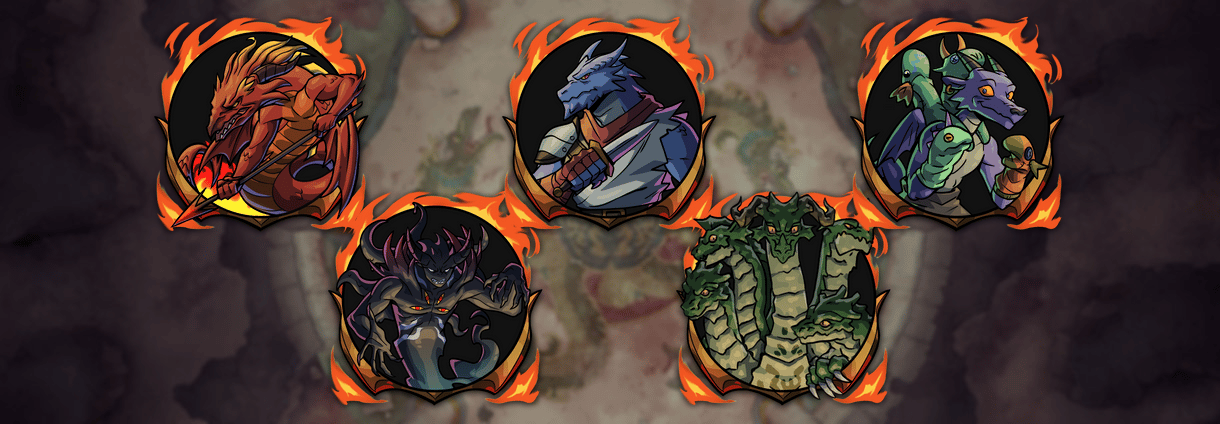 Ancient Hydra Lair Tokens