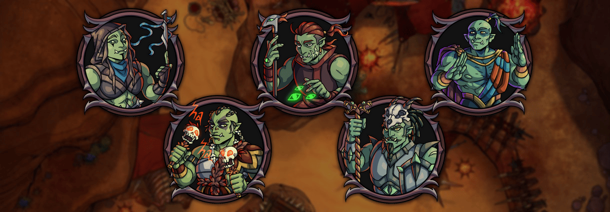 Orc Desert Camp Tokens