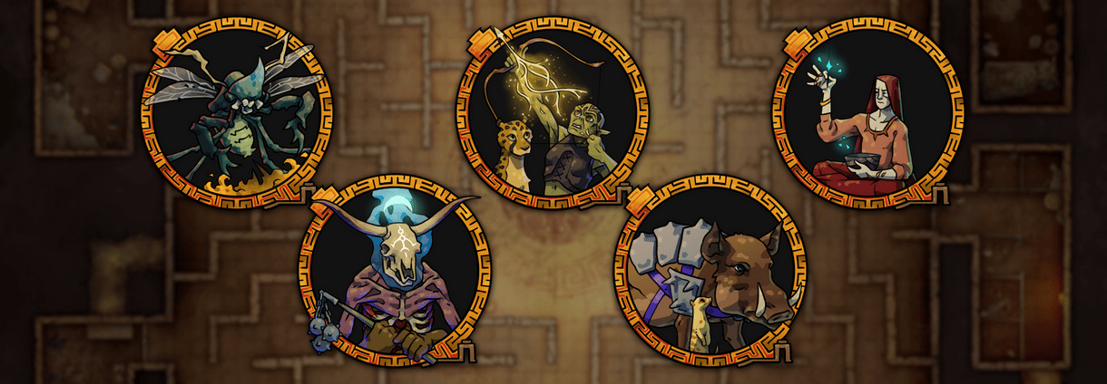 Minotaur Labyrinth Tokens