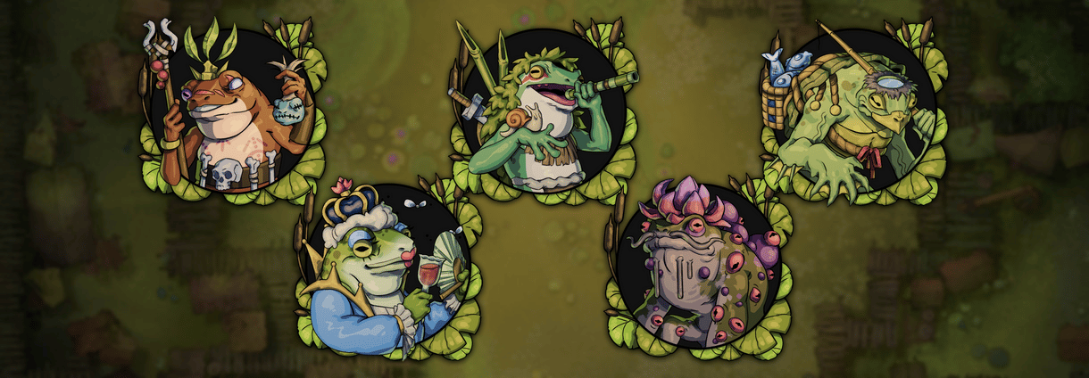 Bullywug Swamp Tokens