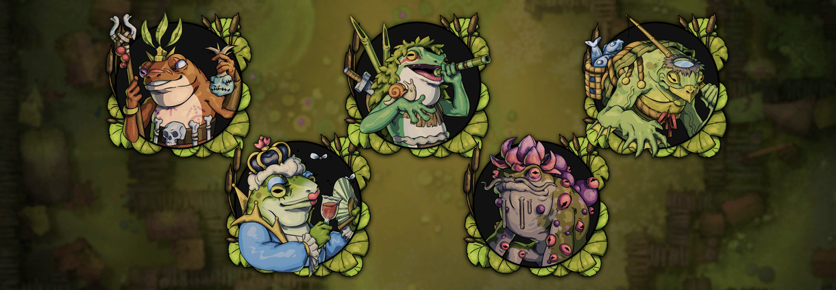 Bullywug Swamp Tokens