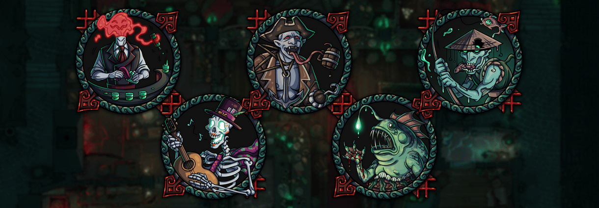 Haunted Dockside Tavern Tokens
