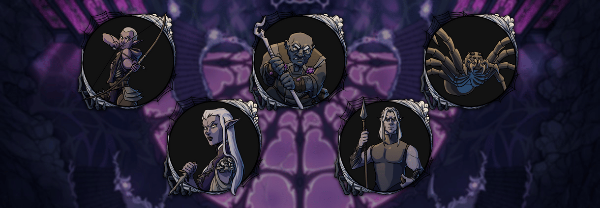 Spider Queen Throne Tokens