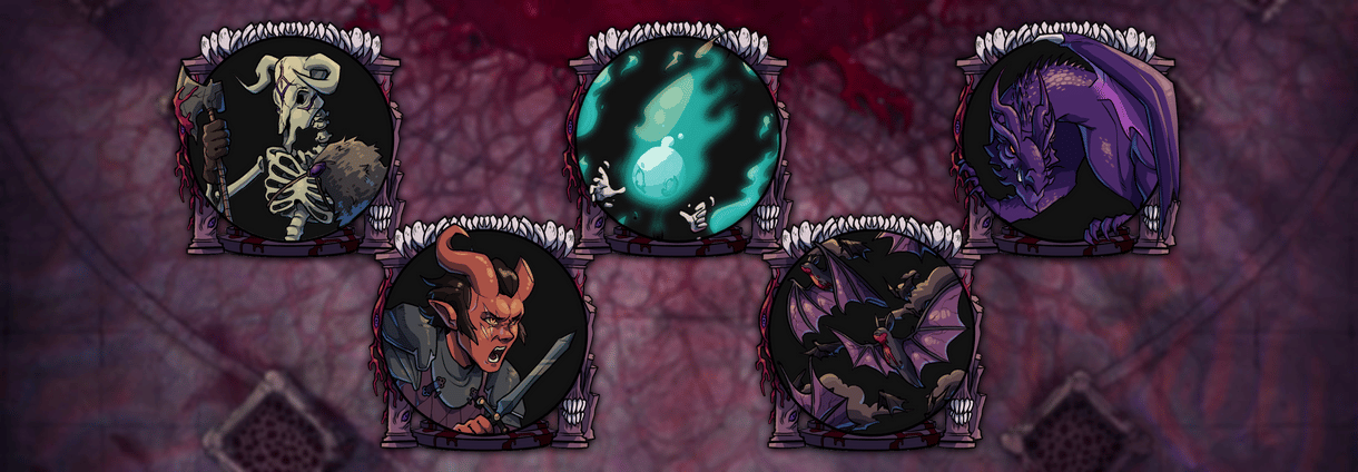 Nightmare Dragon Lair Tokens