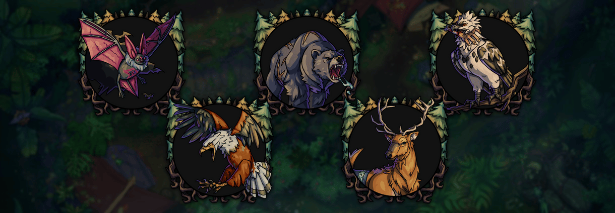 Cloud Forest Camp Tokens