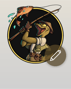 Lizardfolk Fisherman