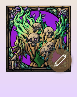 Violet Fungus Colony