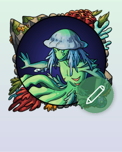 Coral Alien Jellyfish