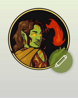 Half-Orc Wildfire Druid