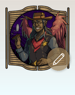 Fallen Aasimar Sheriff