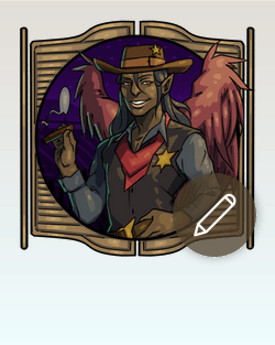 Fallen Aasimar Sheriff